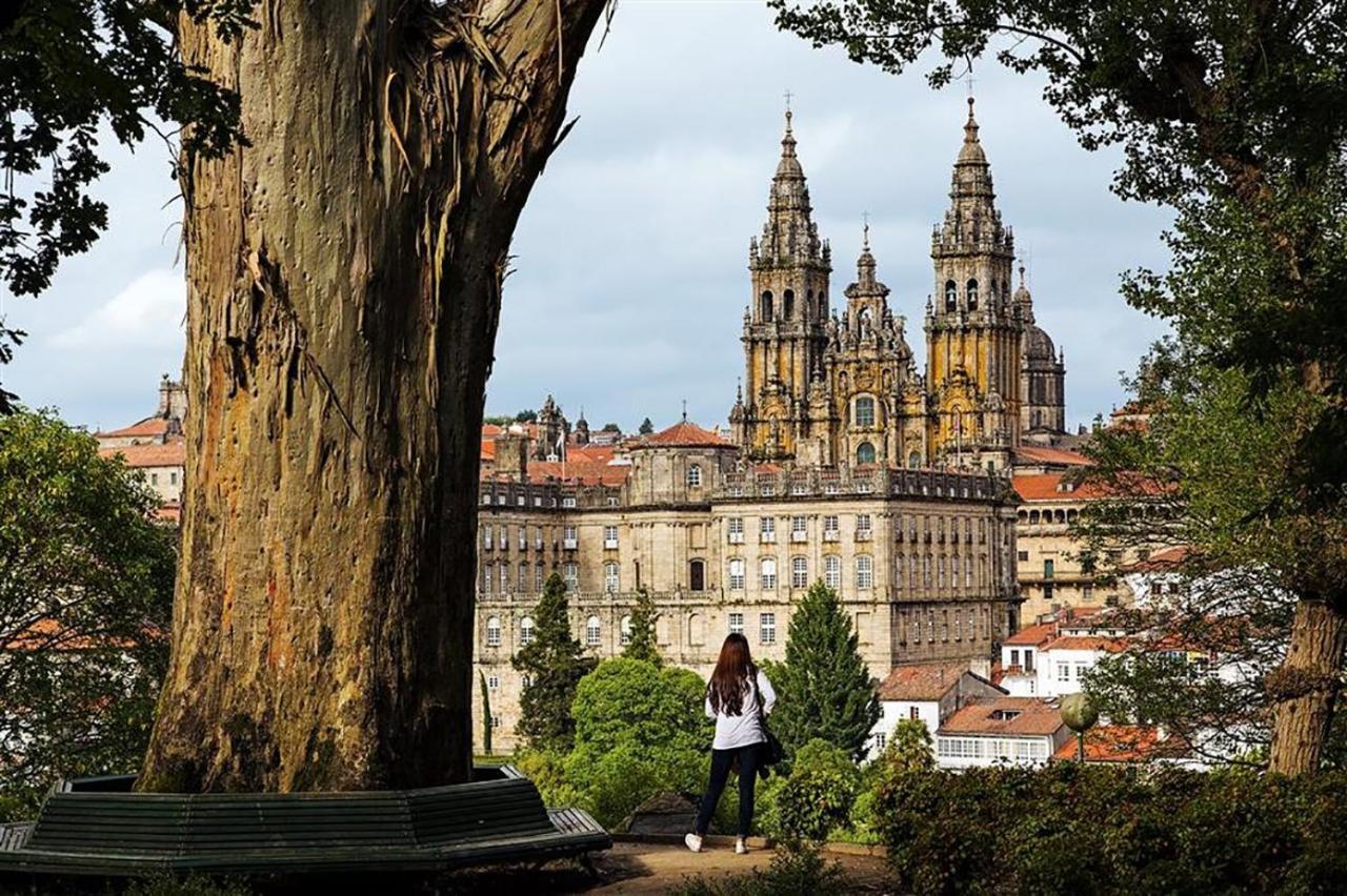 Apartamento De Diseno Centrico Con Terraza Espectacular Santiago de Compostela Exterior photo